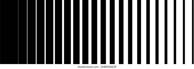 Pattern with optical illusion. wavy lines . Optical art, opart striped. Black and white design background.