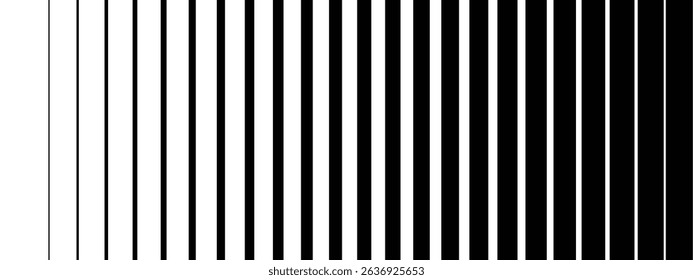 Pattern with optical illusion. wavy lines . Optical art, opart striped. Black and white design background. vector striped