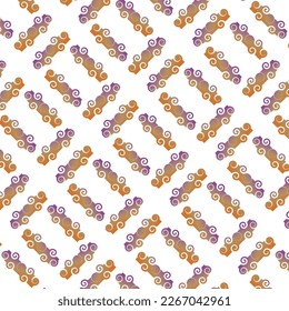 The pattern of orange and black combinations can be used for book covers or other things