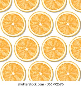 Pattern of orange slices.