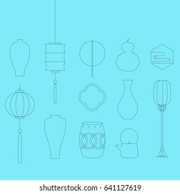 Pattern with oriental elements