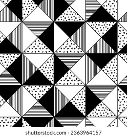 Pattern in origami style. Abstract geometric background.