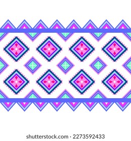 pattern original design for background wallpaper clothes wrapping rug tile fabric decoration vector illustration embroidery style.