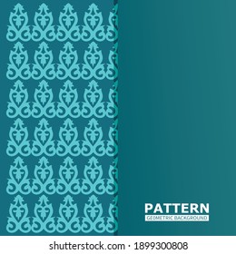 Pattern ornament batik melayu vector illustration
