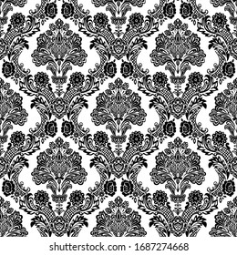 Pattern, ornament, decor, flowers, wallpaper, plants