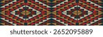 Pattern, ornament  ethnic, folk, geometric, mosaic for fabrics, interiors, ceramics and furniture in the Latin American style.