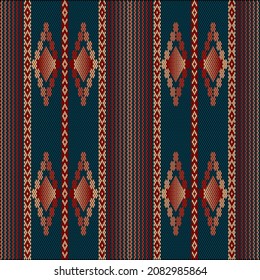 Patrón, ornamento étnico, folclórico, geométrico, mosaico para telas, interiores, cerámica y mobiliario de estilo latinoamericano.