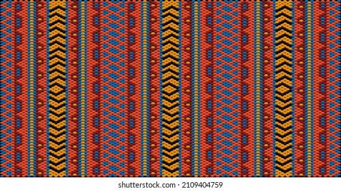 Pattern, ornament  ethnic, folk, geometric, mosaic for fabrics, interiors, ceramics and furniture in the Latin American style.