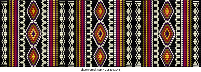 Pattern, ornament  ethnic, folk, geometric, mosaic for fabrics, interiors, ceramics and furniture in the Latin American style.