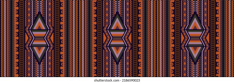 Pattern, ornament  ethnic, folk, geometric, mosaic for fabrics, interiors, ceramics and furniture in the Latin American style.