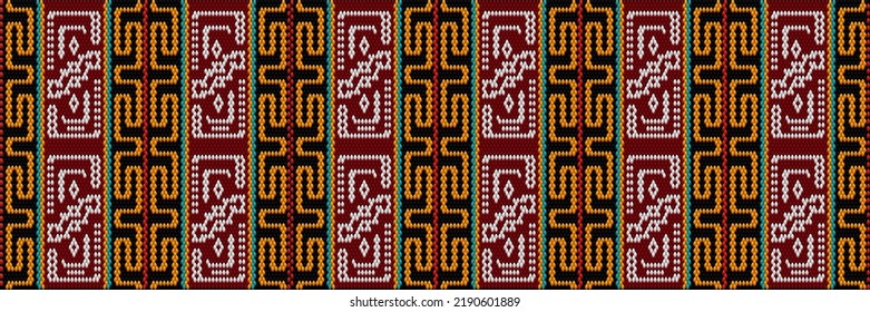 Pattern, ornament  ethnic, folk, geometric, mosaic for fabrics, interiors, ceramics and furniture in the Latin American style.