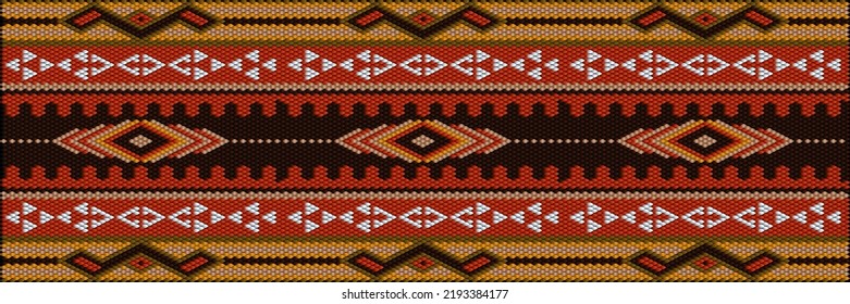 Pattern, ornament  ethnic, folk, geometric, mosaic for fabrics, interiors, ceramics and furniture in the Latin American style.