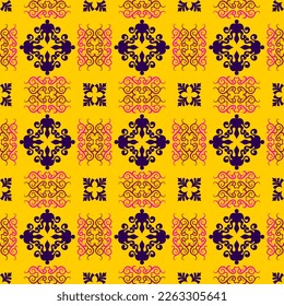 Pattern, ornament  ethnic, folk, geometric, mosaic for fabrics, interiors, ceramics and furniture in the Latin American style.