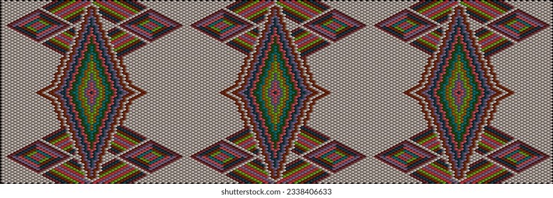 Muster, ethnische Ornamente, Volksmusik, geometrische Mosaike für Stoffe, Inneneinrichtung, Keramik und Möbel im lateinamerikanischen Stil.