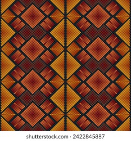 Patrón, ornamento étnico, folclórico, geométrico, mosaico para telas, interiores, cerámica y mobiliario de estilo latinoamericano.