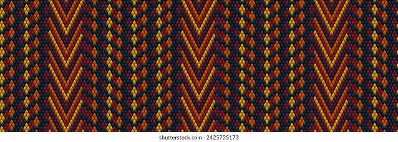 Patrón, adorno étnico, folclórico, geométrico, mosaico para tejidos, interiores, cerámica y muebles en el estilo latinoamericano.
