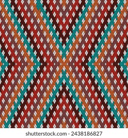 Pattern, ornament  ethnic, folk, geometric, mosaic for fabrics, interiors, ceramics and furniture in the Latin American style.