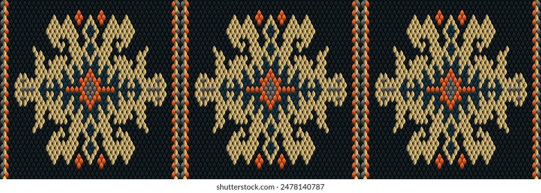 Pattern, ornament  ethnic, folk, geometric, mosaic for fabrics, interiors, ceramics and furniture in the Latin American style.