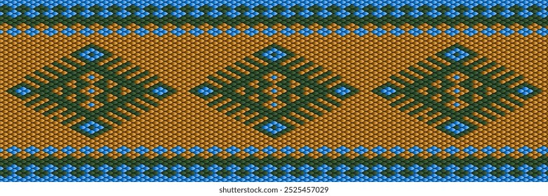 Pattern, ornament  ethnic, folk, geometric, mosaic for fabrics, interiors, ceramics and furniture in the Latin American style.