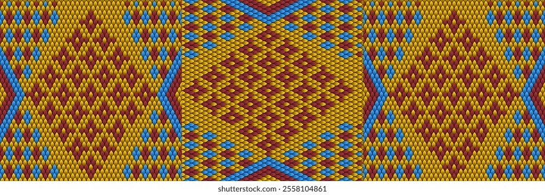 Pattern, ornament  ethnic, folk, geometric, mosaic for fabrics, interiors, ceramics and furniture in the Latin American style.