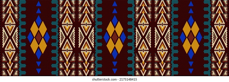 Pattern, ornament  ethnic, folk in the Latin American style.
