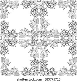 The pattern with ornament Inca