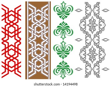 Pattern, ornament, tattoo, abstract background, decorative illustration
