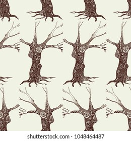 Pattern of the ornamental trees