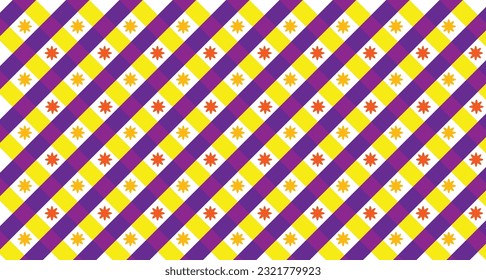 The pattern is overlapping and comes in many colors.