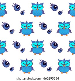pattern owl graphic cartoon emotion