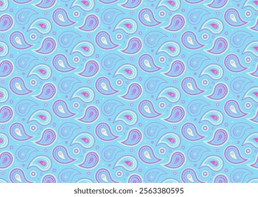 Pattern paint of paisley artwork. Picture variation to geometry nature. Retro clothing in artistic greeting. Fashionable wrapping intricate contrast.