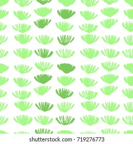 pattern of painted graphic colored green strokes, lines texture on white background