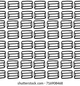 pattern of painted stones on a white background