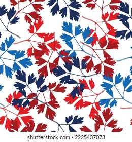 pattern painted with watercolor by hand, purple leaves, for invitations, print. original creative illustration. seamless pattern, colorful background.