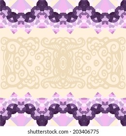 Pattern for paisley can be used for wallpaper, pattern fills, web page background, surface textures. Vector illustration. 