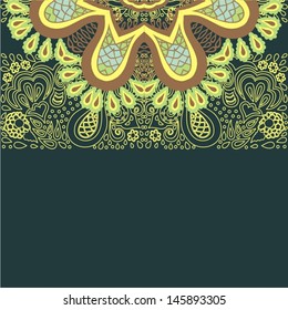 Pattern for paisley. Vector illustration.