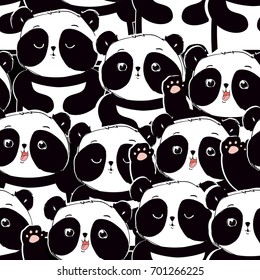 Pattern Panda Bear 