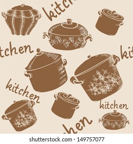 pattern with pans