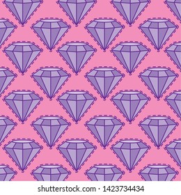 pattern of patches with precious diamonds