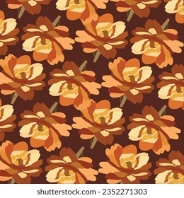 Pattern of peach flowers new