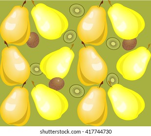pattern with pear