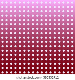 Pattern in peas. White points on a coral background