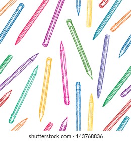 pattern of a pencils