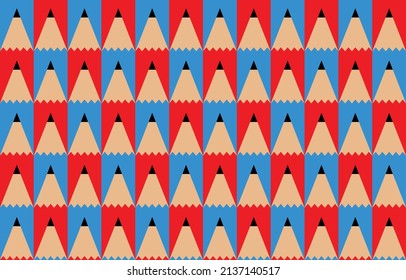 pattern with pencils. wallpapers. background