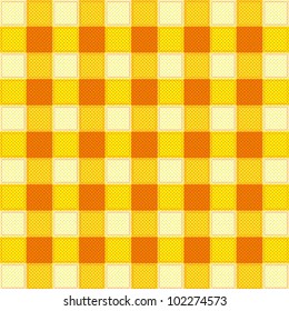 Pattern picnic tablecloth vector