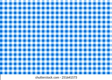 Pattern picnic tablecloth vector. blue tartan, 10 eps