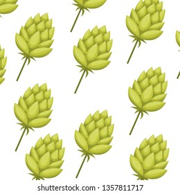 pattern pinecone green isolated icon