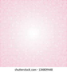 a pattern of pink color mosaic background. Vector.