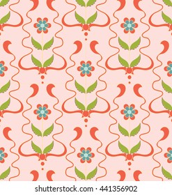  pattern Pink Flowers texture leaves form a lovely color.Flowers texture.