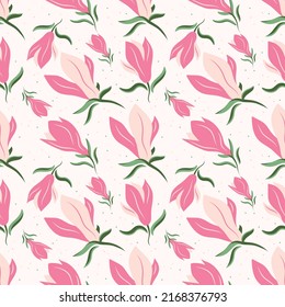 Pattern pink flowers. Vegetable pattern for bedding and clothing prints.